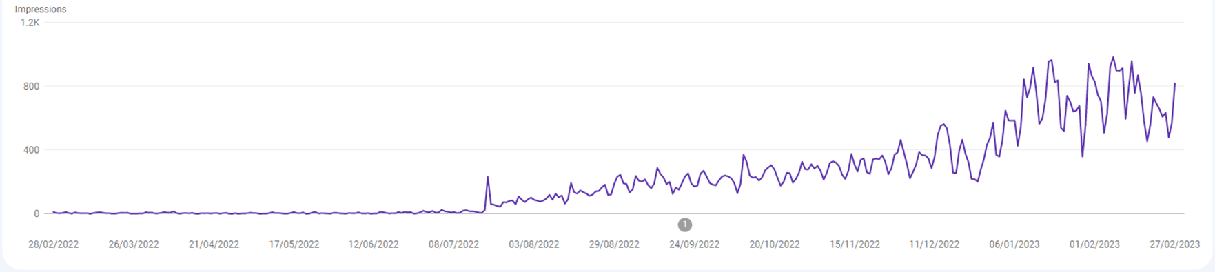 SEO Performance Graph