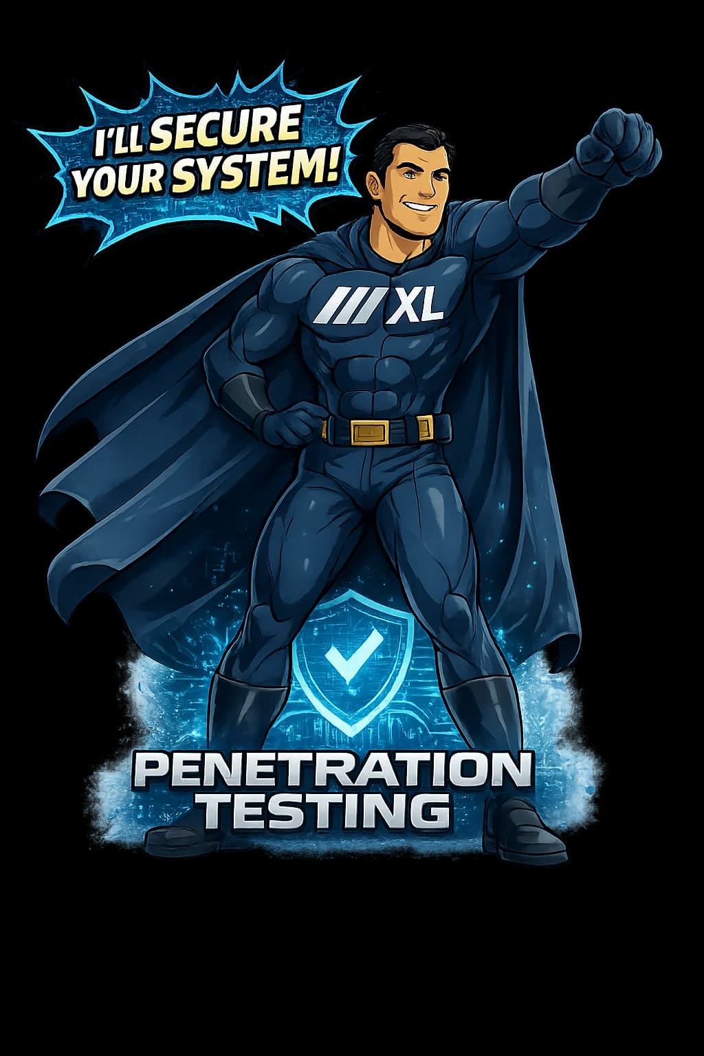 XL Marketing penetration testing — a UK security analyst reviewing a vulnerability report